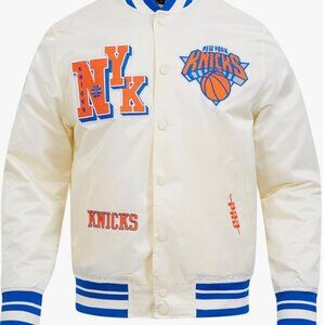 New York Knicks Mens NBA Best Of Satin Jacket